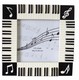 Music Instrument Picture Frame - Keyboard Small